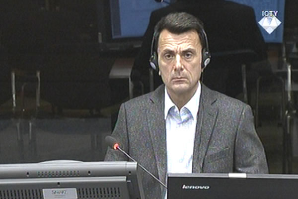 Milenko Jevdjevic, defence witness at Rako Mladic trial Milenko Jevdjevic, defence witness at Rako Mladic trial