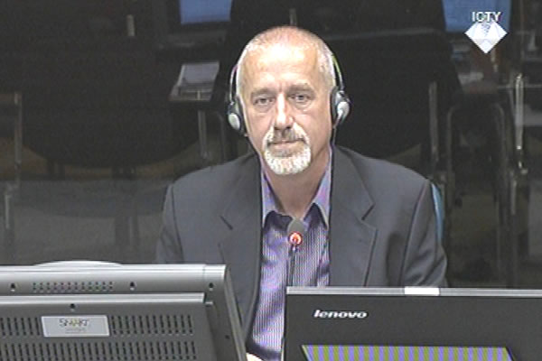 Bruno Franjic, witness at Rako Mladic trial
