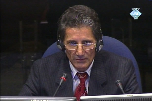 Aleksa Ejic, witness in the Vojislav Seselj trial