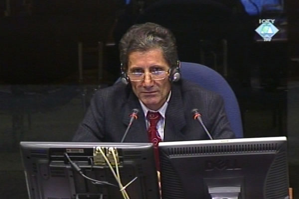 Aleksa Ejic, witness in the Seselj trial