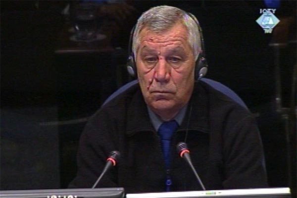 Aleksandar Vasiljevic, witness in the trial of the former Serbian officials charged with crimes in Kosovo