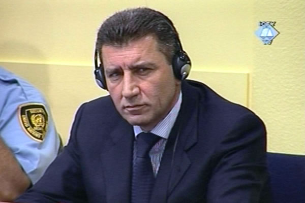 Ante Gotovina in the courtroom