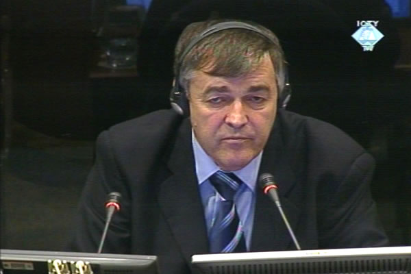 Bozidar Delic, defense witness for Vladimir Lazarevic