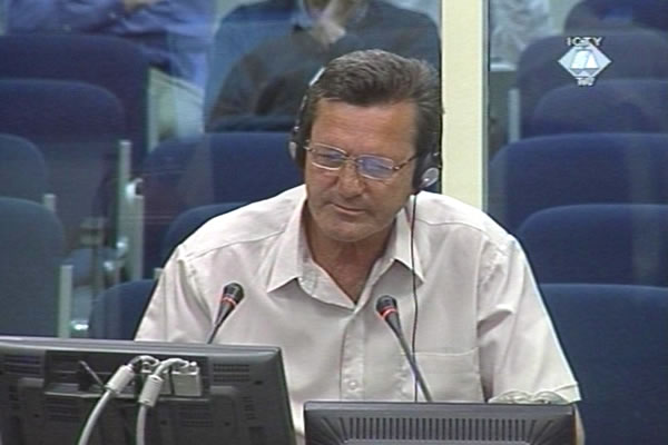 Branko Bogicevic, defence witness of Vujadin Popovic