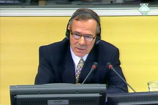 Branko Gajic, defence witness of Momcilo Perisic