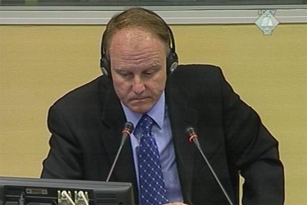 David Fraser, witness in the Dragomir Milosevic trial