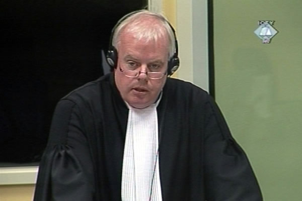 Dermot Groome, prosecutor at the Jovica Stanisic and Franko Simatovic trial Dermot Groome, prosecutor at the Jovica Stanisic and Franko Simatovic trial
