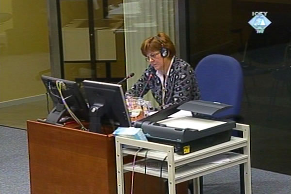 Ewa Tabeau, witness in the Vojislav Seselj trial