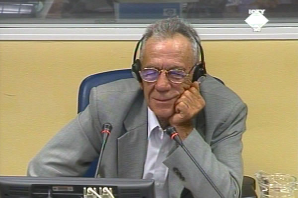 Fahrudin Bilic, witness at the Vojislav Seselj trial