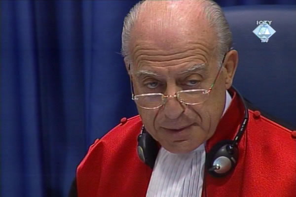 Fausto Pocar, president of the Tribunal Fausto Pocar, president of the Tribunal