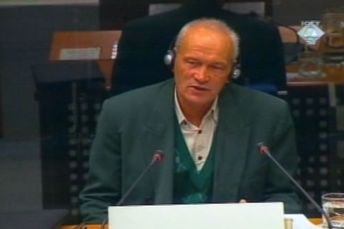 Fejzija Hadzic, witness in the Krajisnik trial Fejzija Hadzic, witness in the Krajisnik trial
