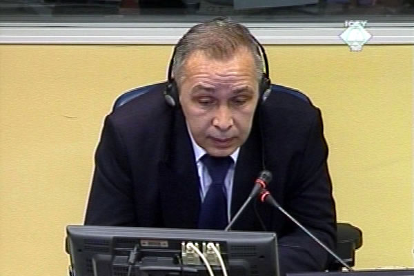 Hajrudin Hubo, defense witness for Rasim Delic Hajrudin Hubo, defense witness for Rasim Delic