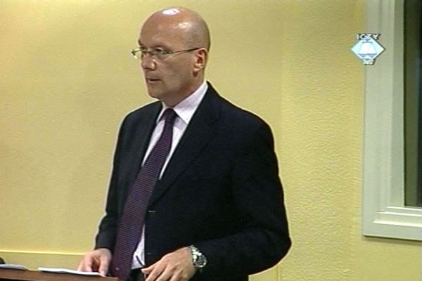 Jadranko Prlic in the courtroom Jadranko Prlic in the courtroom