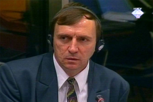 Janos Sel, defense witness for Milosevic