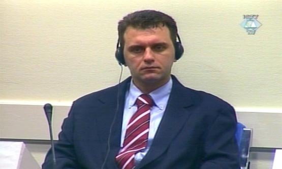 Johan Tarculovski in the courtroom