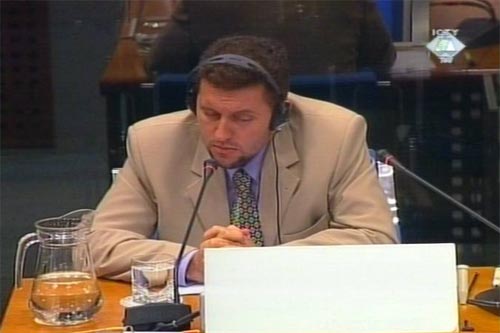Kasim Podzic, witness in the Kubura trial Kasim Podzic, witness in the Kubura trial
