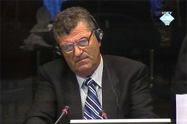 Kemal Likic, witness in the trial of the former leaders of Herzeg-Bosnia