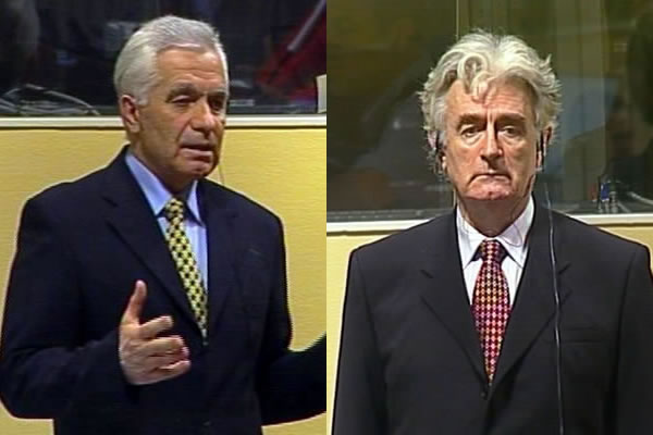 Momcilo Krajisnik and Radovan Karadzic