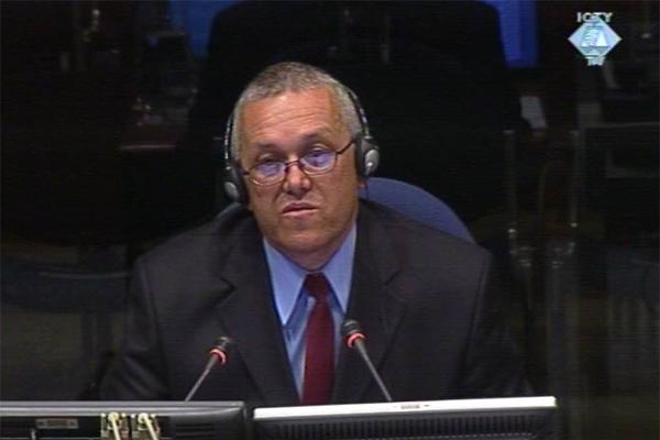 Lakic Djorovic, witness in the trial of the former Serbian officials charged with crimes in Kosovo