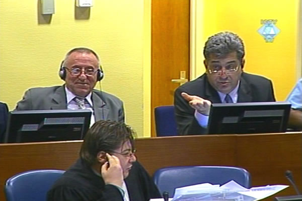 Vladimir Lazarevic and Sreten Lukic in the courtroom Vladimir Lazarevic and Sreten Lukic in the courtroom