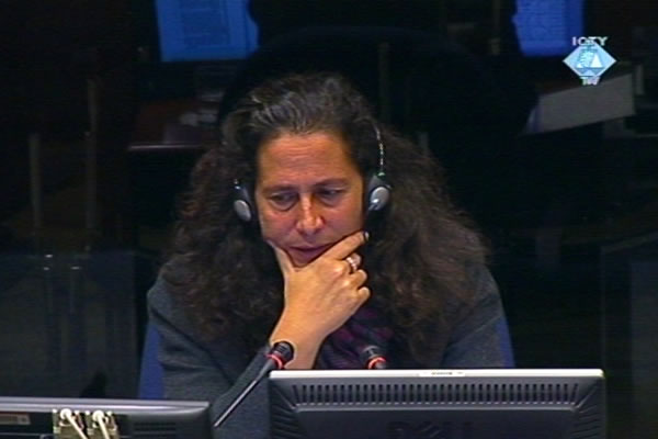 Maria Teresa Mauro, witness in the Gotovina, Cermak and Markac trial Maria Teresa Mauro, witness in the Gotovina, Cermak and Markac trial