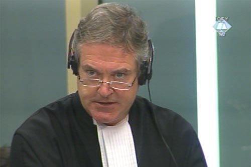 Marks Moore, prosecutor in the 'Vukovar three' case