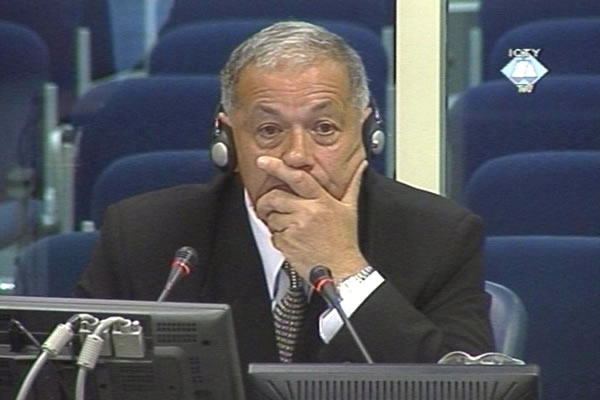 Milan Djaković, witness at the Kosovo six trial