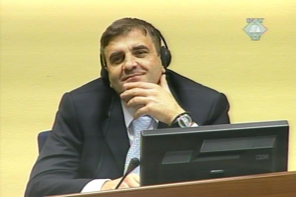 Milan Lukic in the courtroom