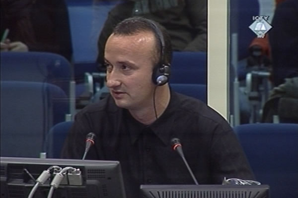 Mile Janjic, witness in the trial of the former Bosnian Serb officials charged with crimes in Srebrenica Mile Janjic, witness in the trial of the former Bosnian Serb officials charged with crimes in Srebrenica