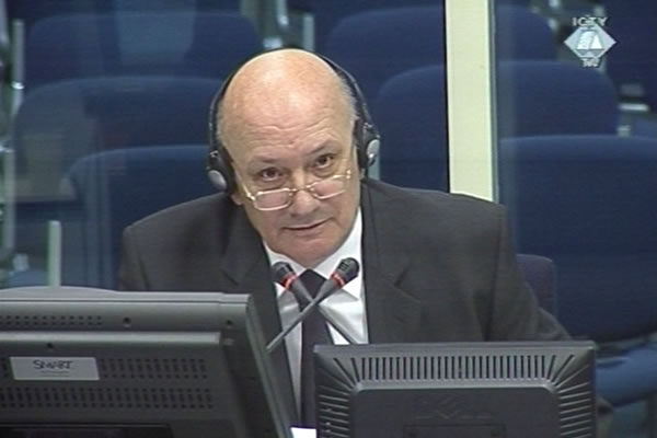 Milivoj Petkovic, witness for his own defence Milivoj Petkovic, witness for his own defence