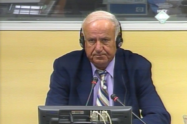 Milorad Vojinovic, witness in the Vojislav Seselj trial
