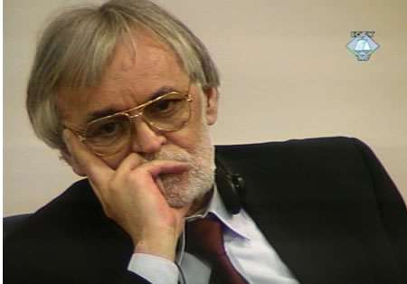Mladen Naletilic Tuta in the courtroom Mladen Naletilic Tuta in the courtroom