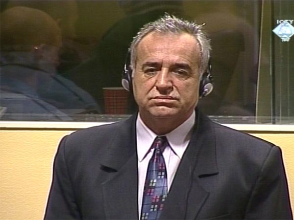 Momir Nikolic during the Appeals judgment hearing Momir Nikolic during the Appeals judgment hearing