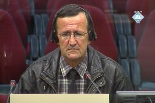 Mustafa Sacirovic, defense witness for Oric