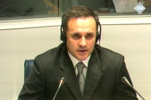 Nemanja Vasic, defense witness for Krajisnik