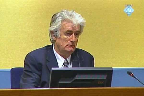 Radovan Karadžić u sudnici Tribunala