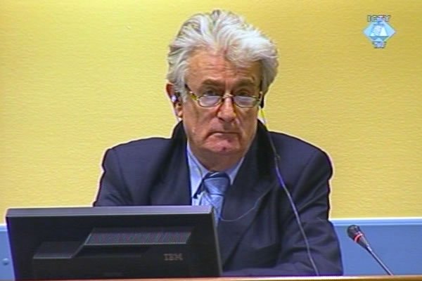 Radovan Karadžić u sudnici Tribunala