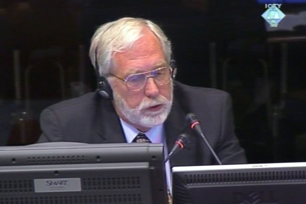 Robert Donia, witness at the Radovan Karadzic trial