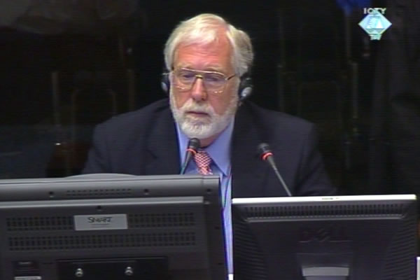 Robert Donia, witness at the Radovan Karadzic trial