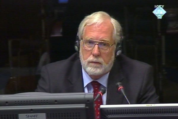 Robert Donia, witness at the Radovan Karadzic trial