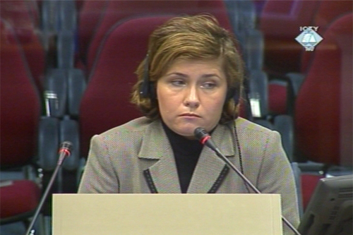 Sarlota Foro, witness in the trial of the 'Vukovar three'