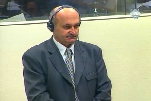 Savo Todovic in the courtroom Savo Todovic in the courtroom