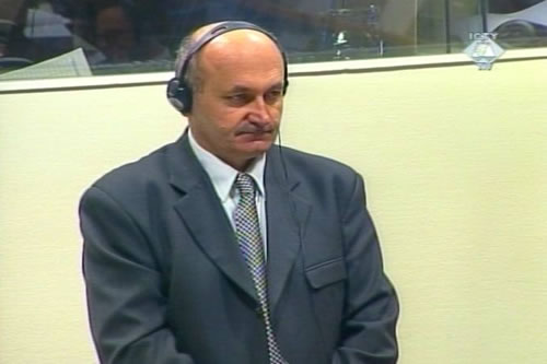 Savo Todovic in the courtroom