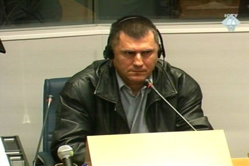 Slavoljub Filipovic, witness in the Oric trial