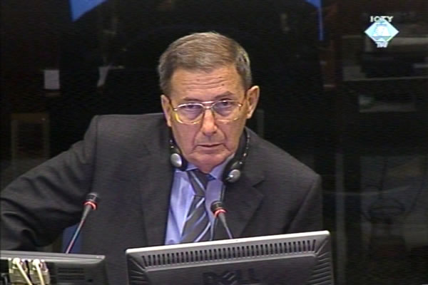 Slobodan Jankovic, defence witness of Slobodan Praljak Slobodan Jankovic, defence witness of Slobodan Praljak