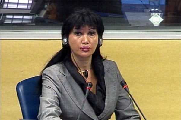 Sofija Galeva, defense witness for Ljubeta Boskoski