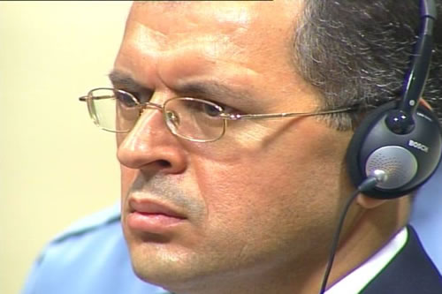 Tihomir Blaskic listening to the judgment and his sentence being lowered Tihomir Blaskic listening to the judgment and his sentence being lowered