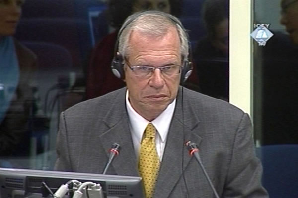 Tor Munkelien, witness in the Gotovina trial