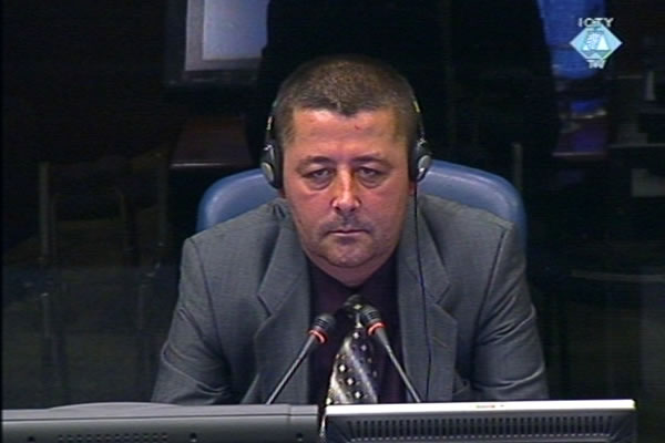 Vojislav Dabic, witness at the Vojislav Seselj trial