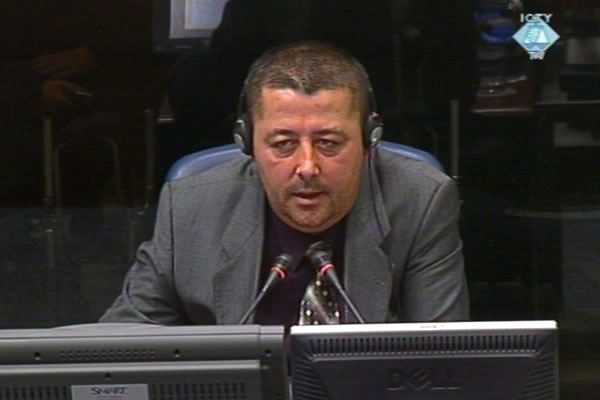 Vojislav Dabic, witness at the Vojislav Seselj trial